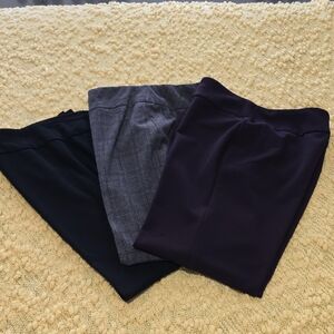 3 Pair Of Investment Petites Pants. Size 8PS